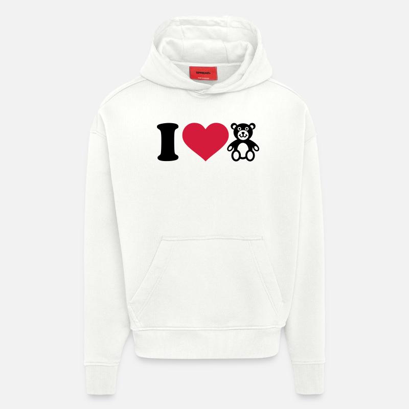 Teddy - Hoodie- made by SPREAD  - OFF WHITE
