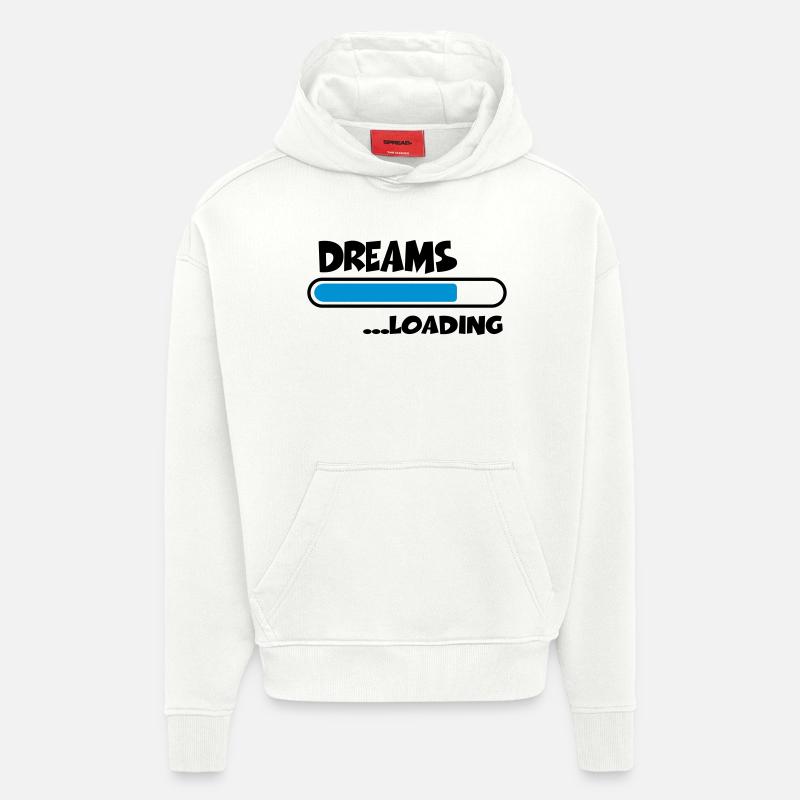 Dreams loading - Sweat à capuche bio épais oversize fabriqué en UE - OFF WHITE