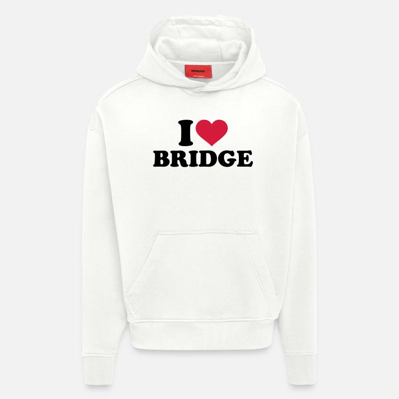 Bridge - Hoodie- made by SPREAD  - OFF WHITE