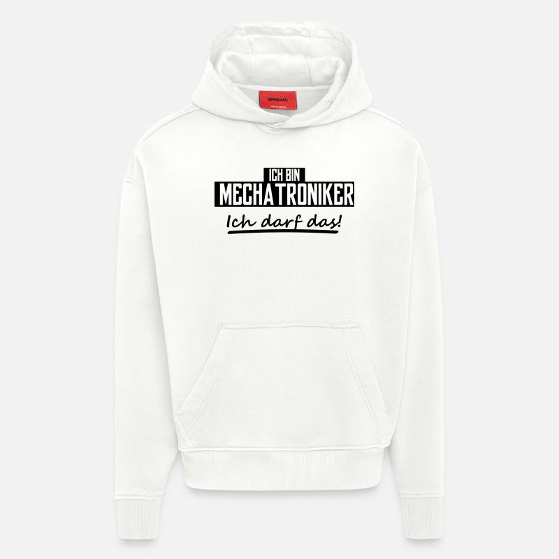 ich bin mechatroniker - Hoodie- made by SPREAD  - OFF WHITE
