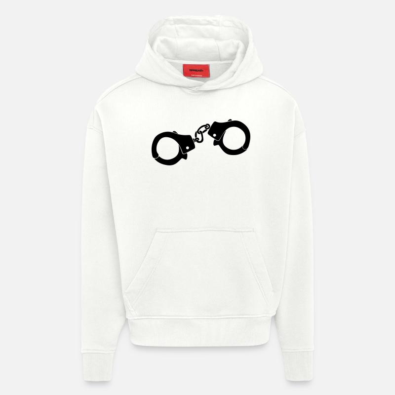 Handschellen - Hoodie- made by SPREAD  - OFF WHITE