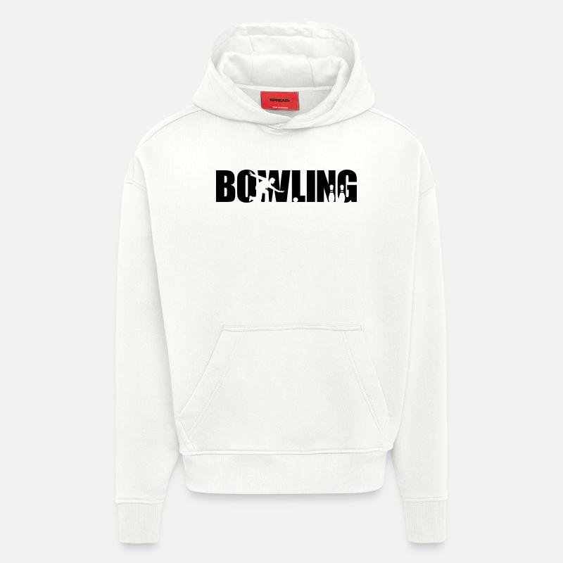 Bowling - Hoodie- made by SPREAD  - OFF WHITE