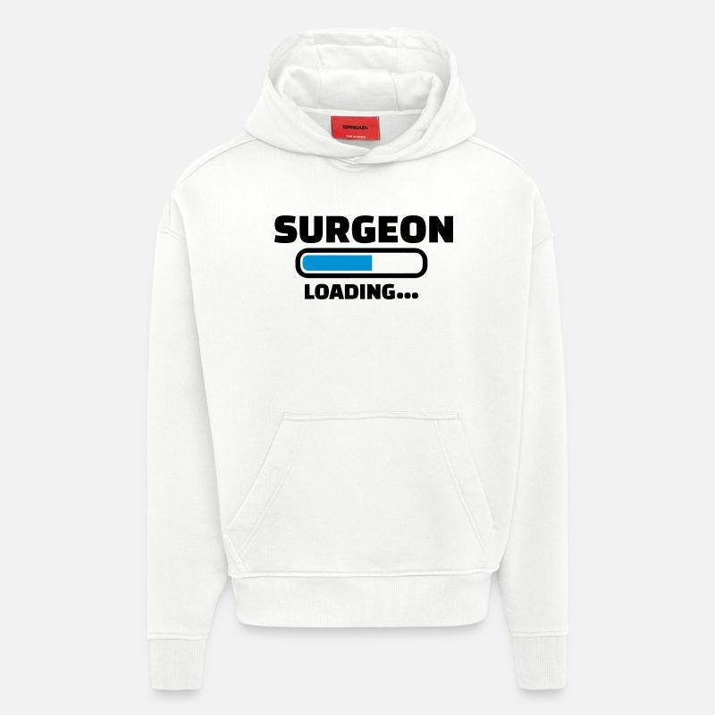 Chirurg - Hoodie- made by SPREAD  - OFF WHITE
