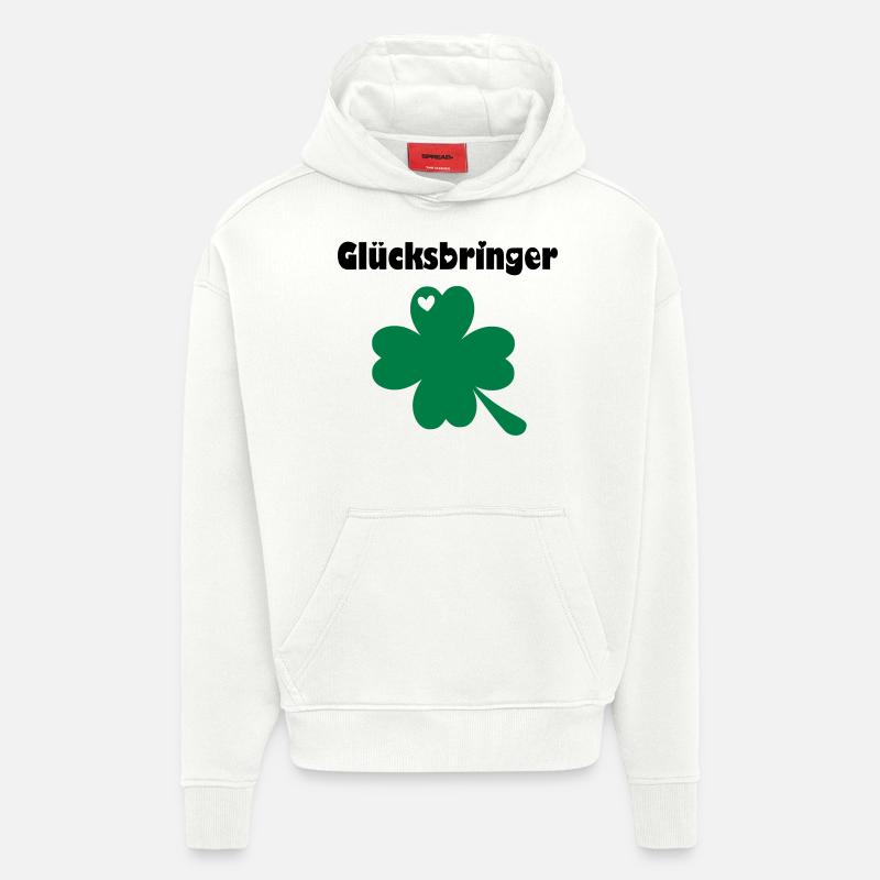 Kleeblatt - Hoodie- made by SPREAD  - OFF WHITE