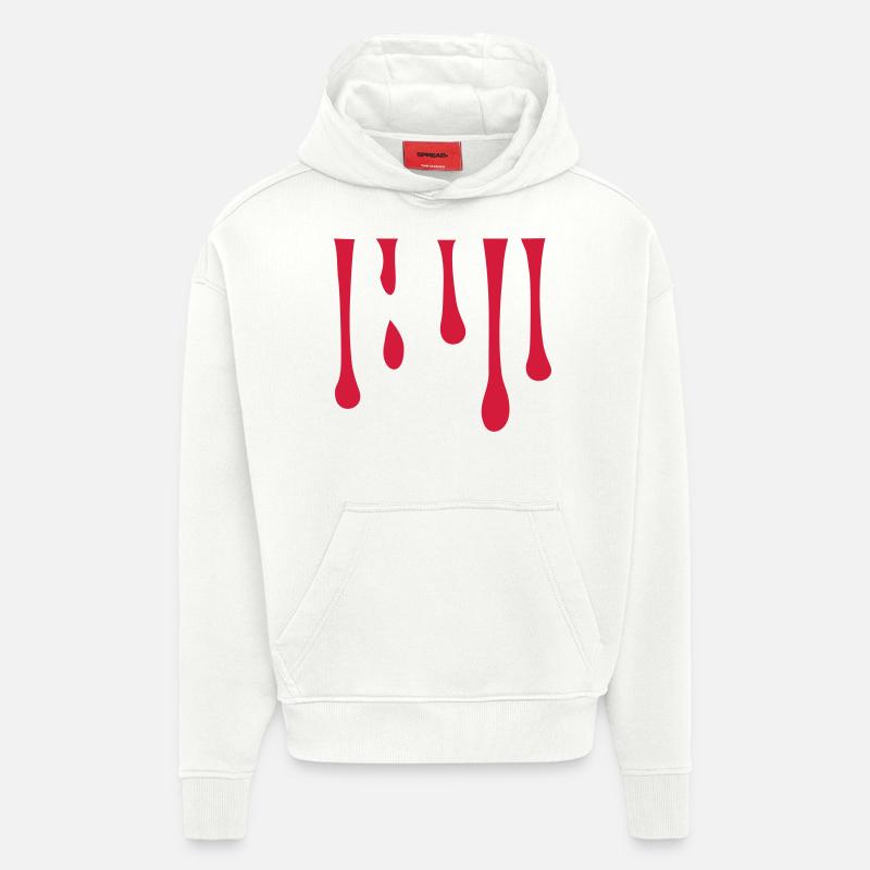 Blut - Hoodie- made by SPREAD  - OFF WHITE