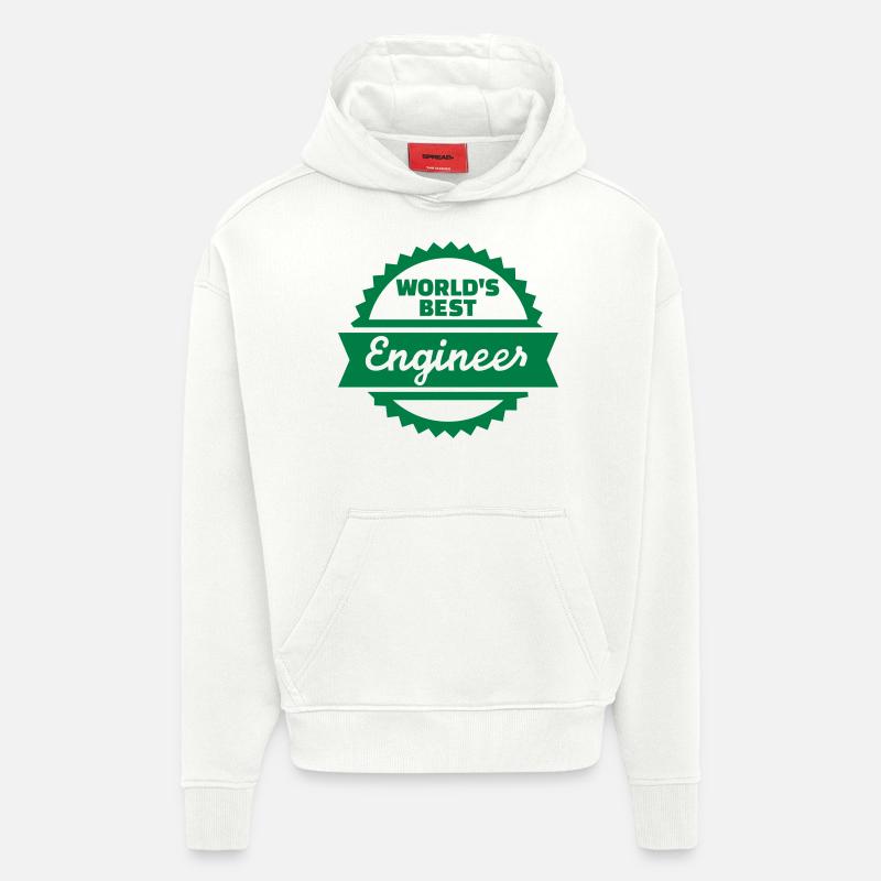 World's Best Engineer - Hoodie- made by SPREAD  - OFF WHITE