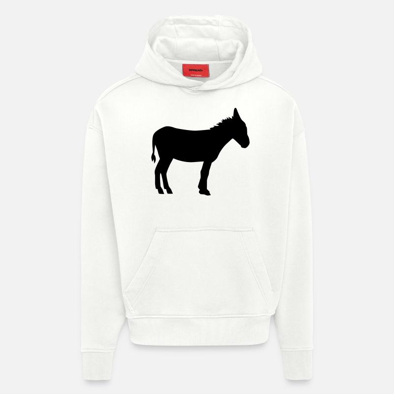 Esel - Hoodie- made by SPREAD  - OFF WHITE