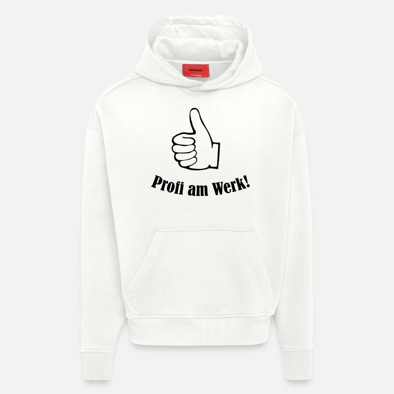 profi_am_werk_01 - Hoodie- made by SPREAD - OFF WHITE