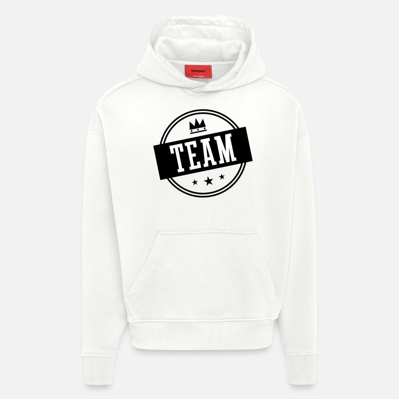 Team Kreis - Hoodie- made by SPREAD  - OFF WHITE