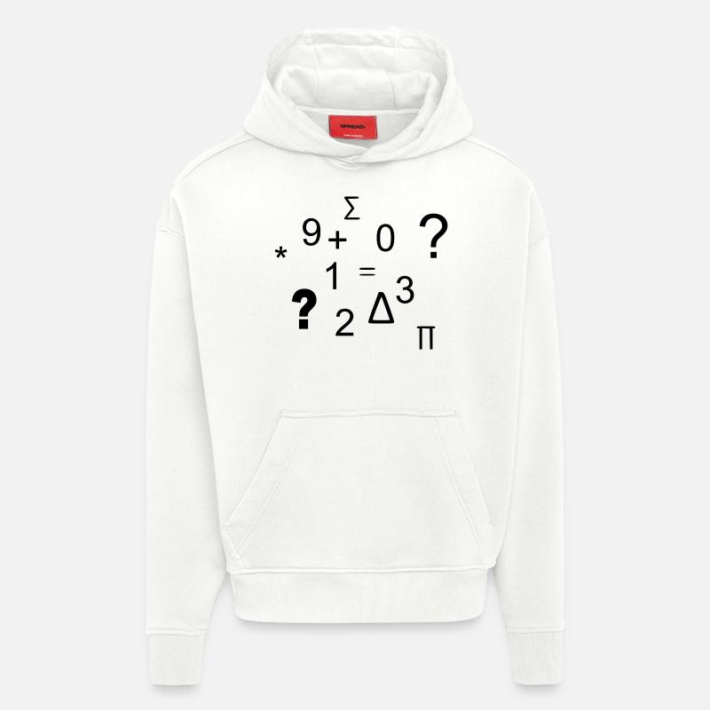 Zahlen - Hoodie- made by SPREAD  - OFF WHITE