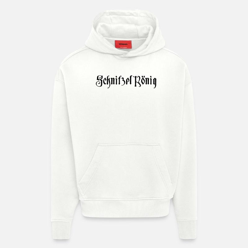 Schnitzelkönig - Hoodie- made by SPREAD  - OFF WHITE