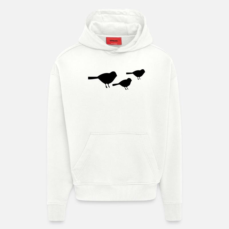 spaetzle - Sweat à capuche bio épais oversize fabriqué en UE - OFF WHITE