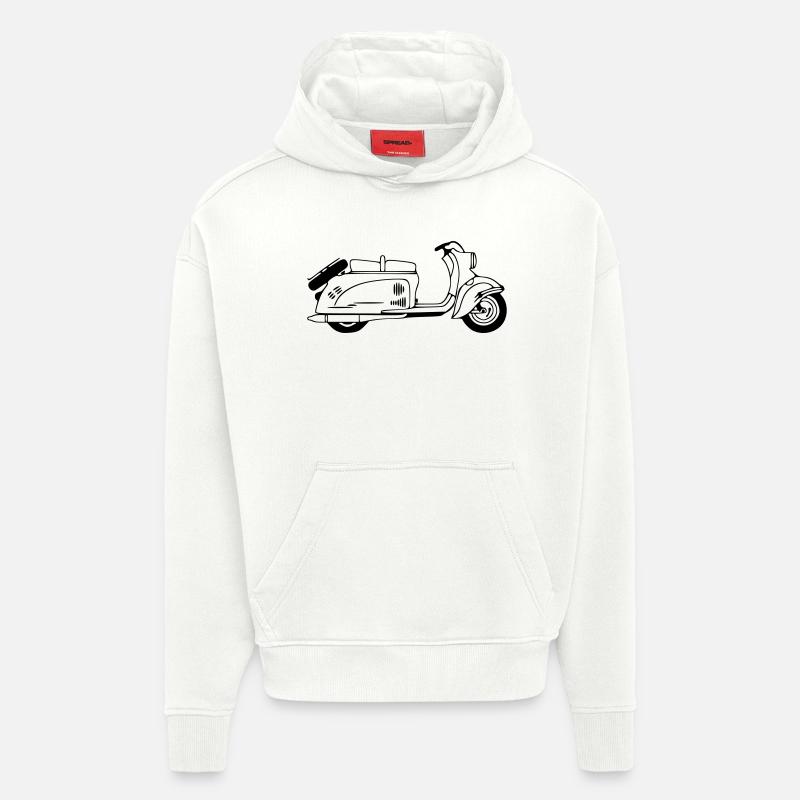 IWL Berliner Roller SR59 - Hoodie- made by SPREAD - OFF WHITE