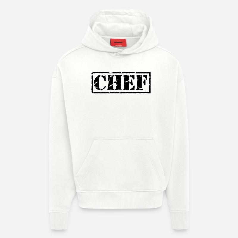 Chef - Hoodie- made by SPREAD  - OFF WHITE