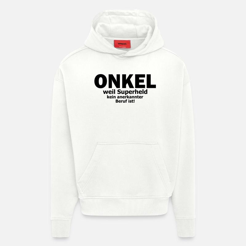 onkel - Hoodie- made by SPREAD  - OFF WHITE