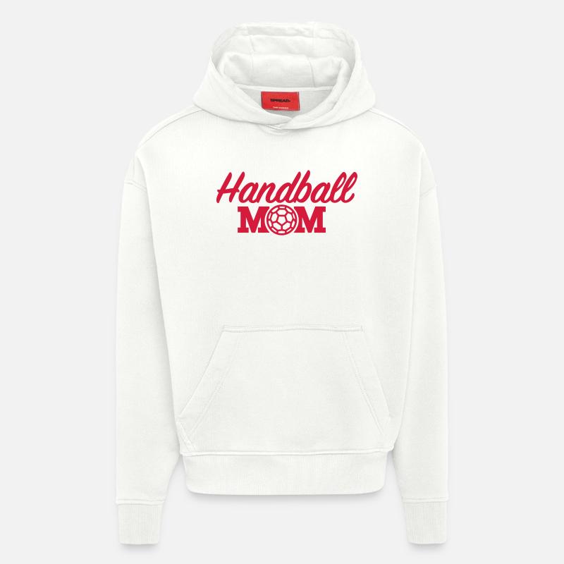 Handball - Sweat à capuche bio épais oversize fabriqué en UE - OFF WHITE