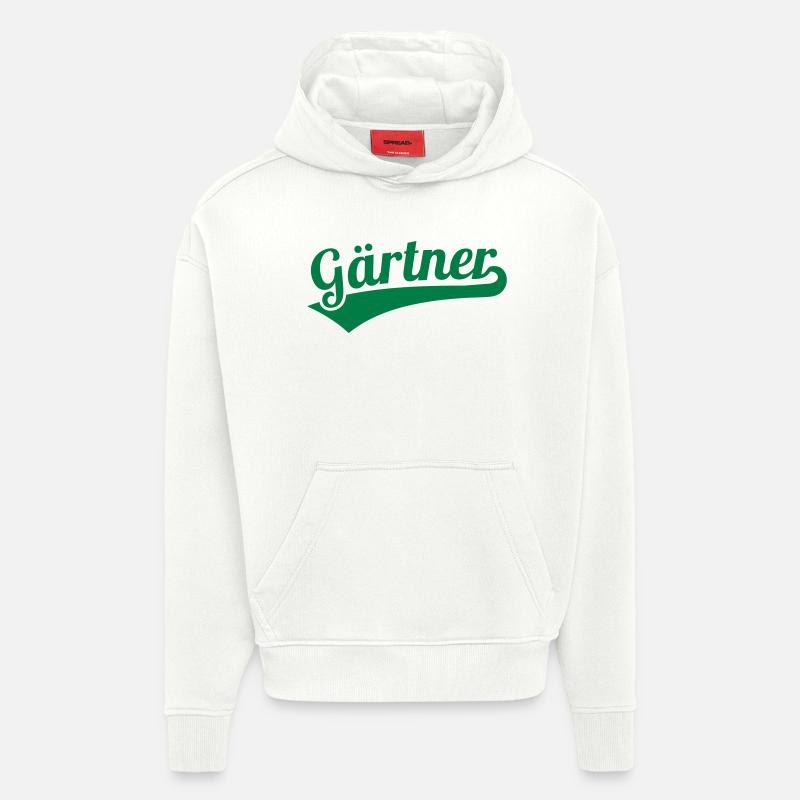 Gärtner - Hoodie- made by SPREAD  - OFF WHITE