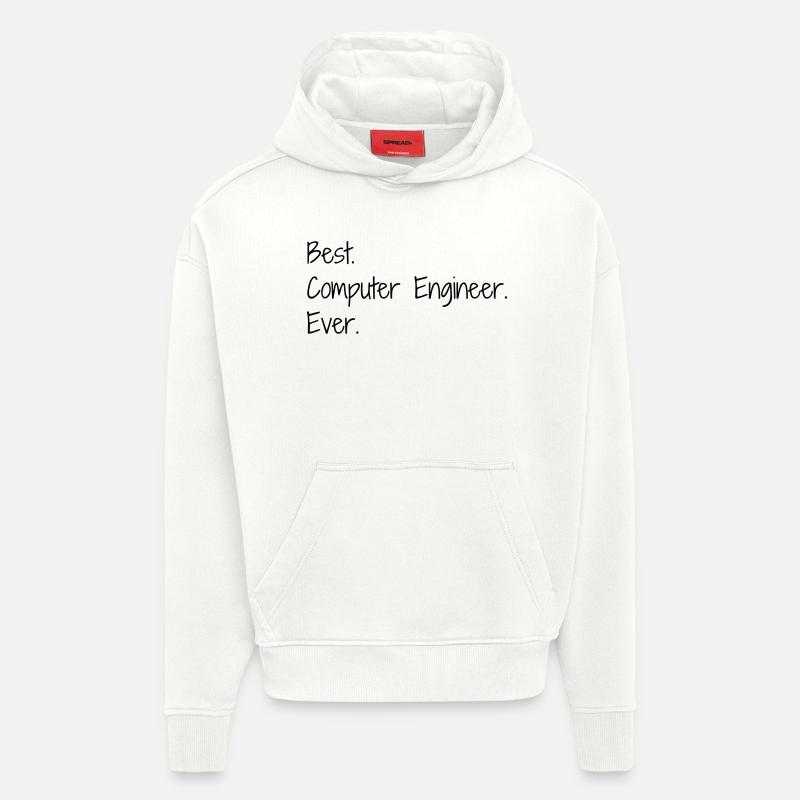 Computer / Informatiker / Aussenseiter / Ingenieur - Hoodie- made by SPREAD  - OFF WHITE