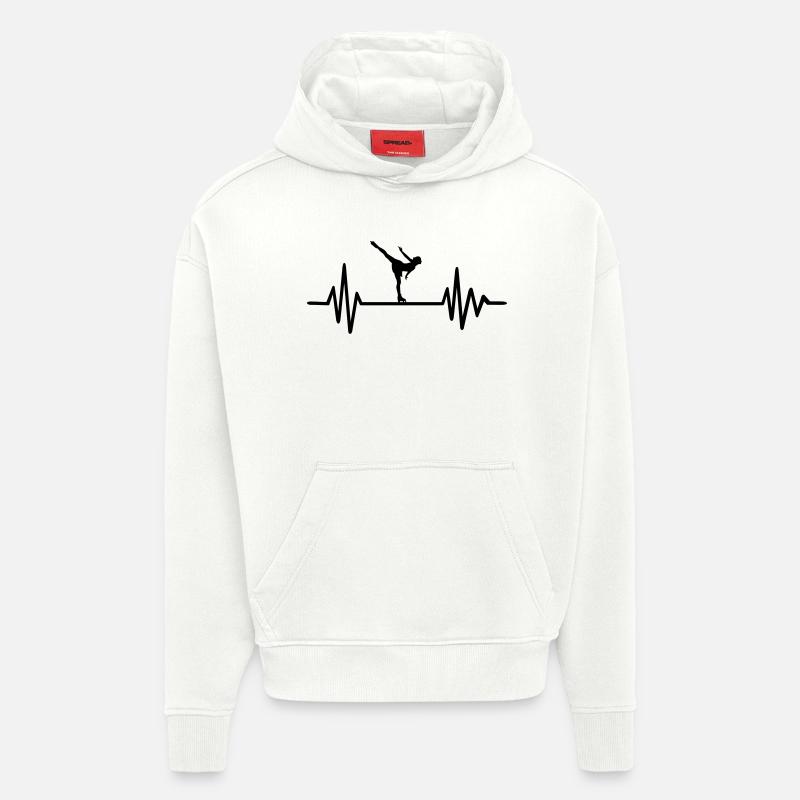 Eiskunstlauf - Hoodie- made by SPREAD  - OFF WHITE