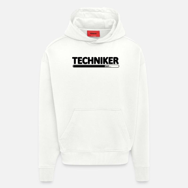 Techniker // Technikerin // Wird Techniker // lädt - Hoodie- made by SPREAD  - OFF WHITE