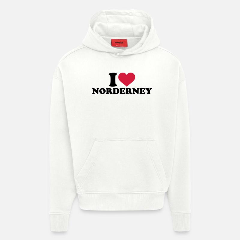 Norderney - Hoodie- made by SPREAD  - OFF WHITE