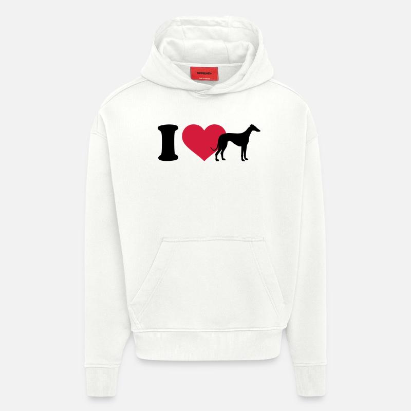 Windhund - Hoodie- made by SPREAD  - OFF WHITE
