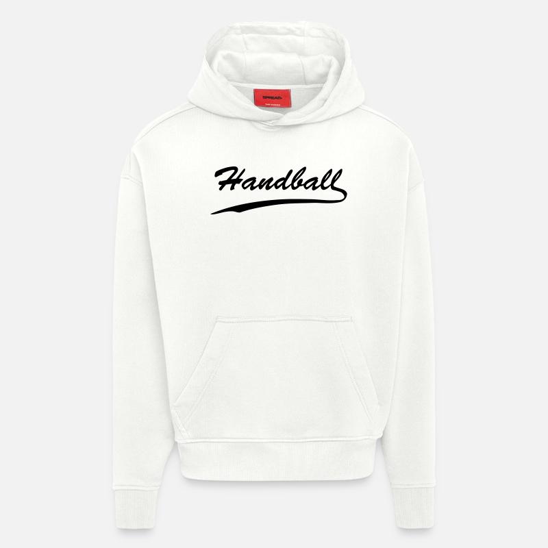 handball - Hoodie- made by SPREAD  - OFF WHITE