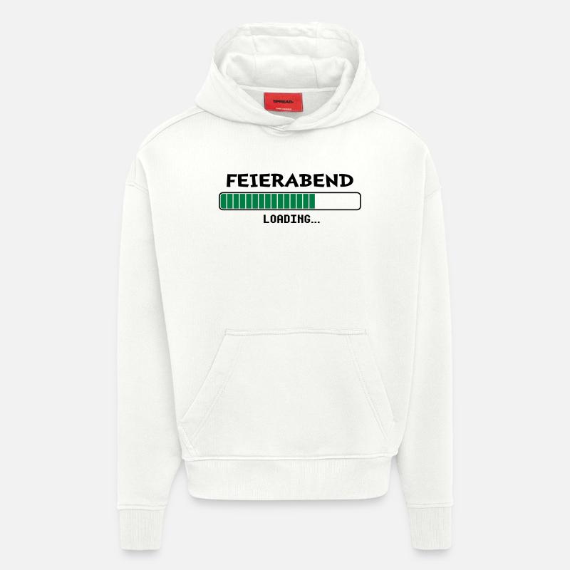 Feierabend loading... - Hoodie- made by SPREAD  - OFF WHITE