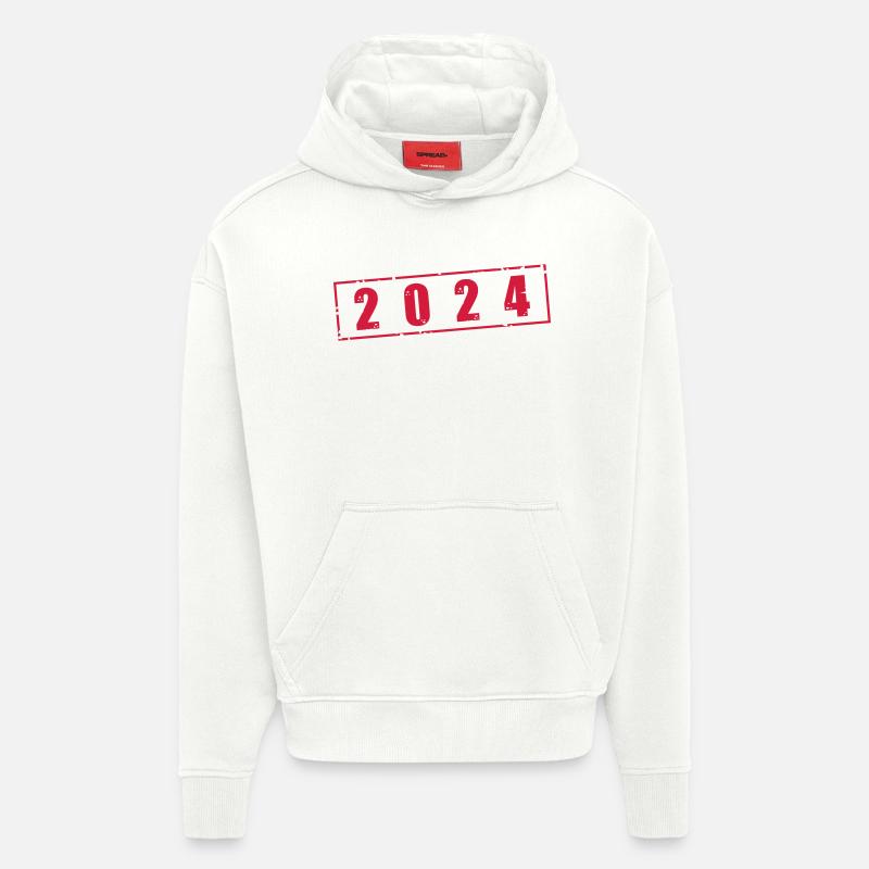 2024 Jahr - Hoodie- made by SPREAD  - OFF WHITE