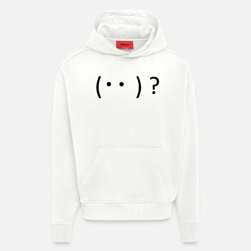 Verwirrt, aber neugierig! 🤔 - Hoodie- made by SPREAD  - OFF WHITE