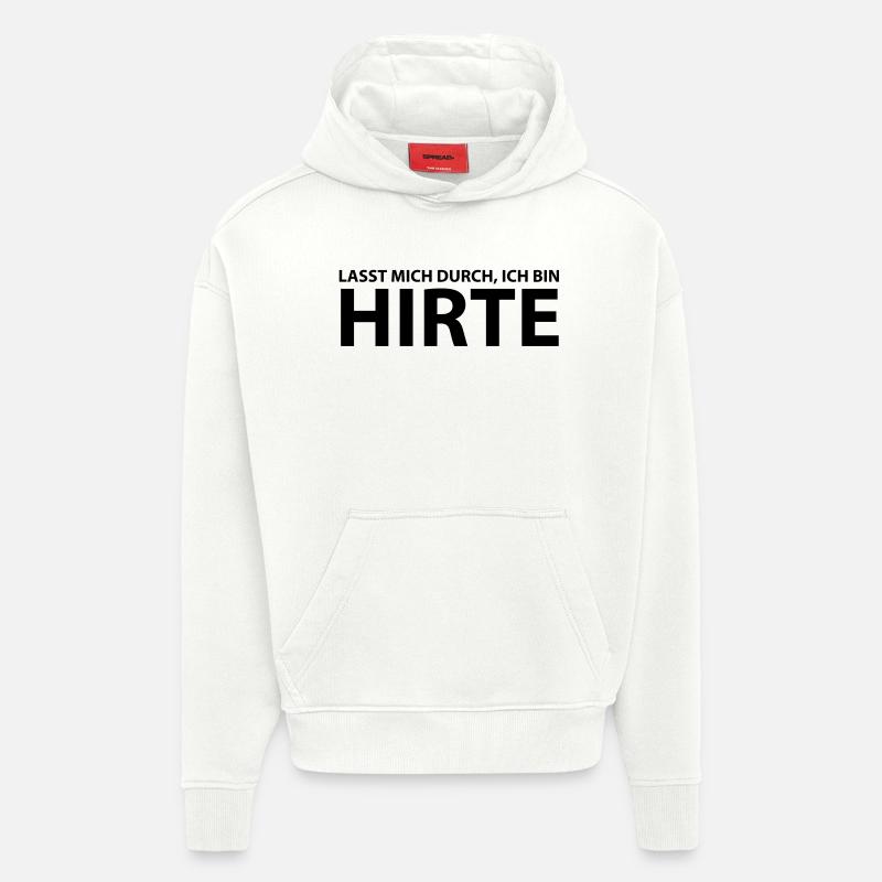hirte - Hoodie- made by SPREAD  - OFF WHITE