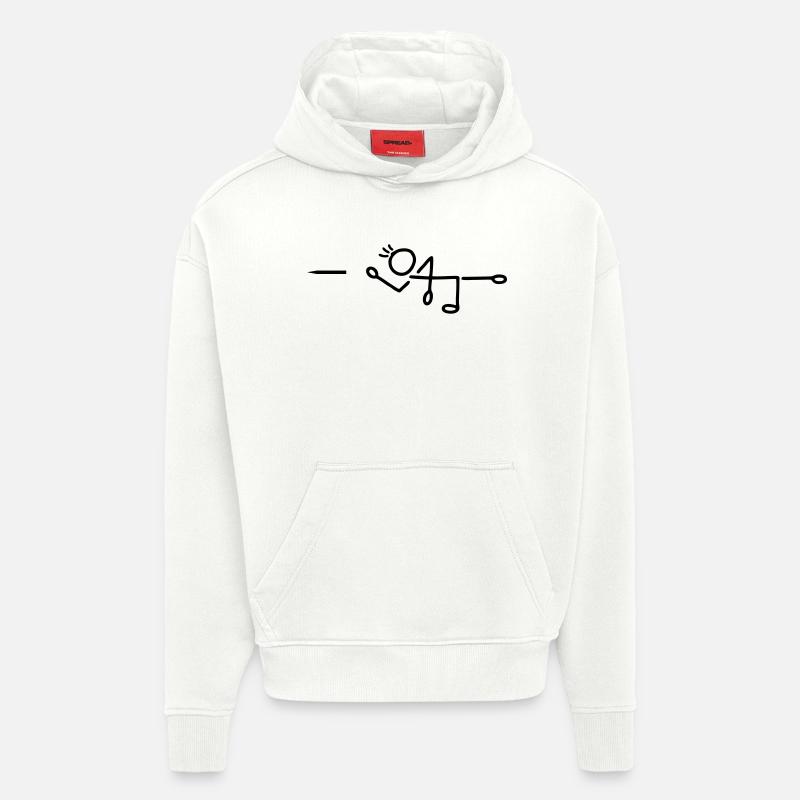Pfeil werfen - Dart - Hoodie- made by SPREAD  - OFF WHITE