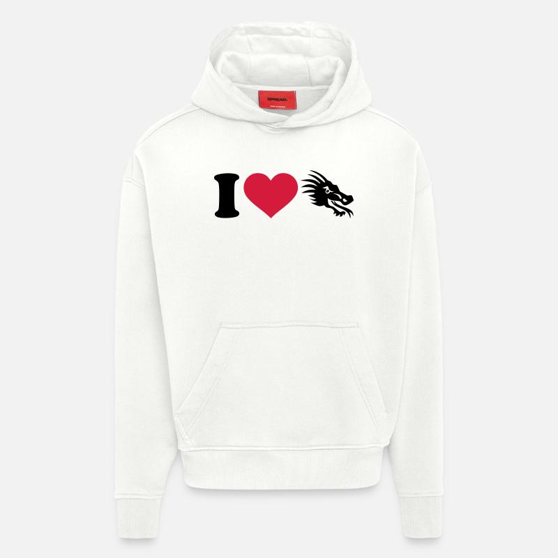 Drachen - Hoodie- made by SPREAD  - OFF WHITE