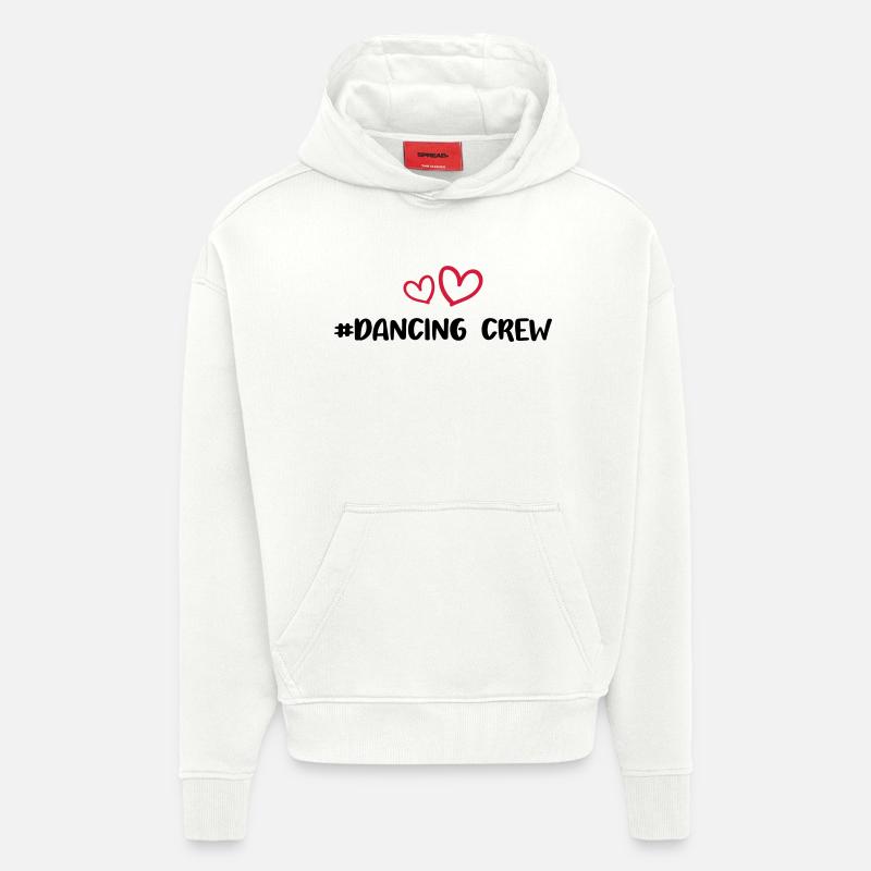 dancing crew herz - Hoodie- made by SPREAD  - OFF WHITE