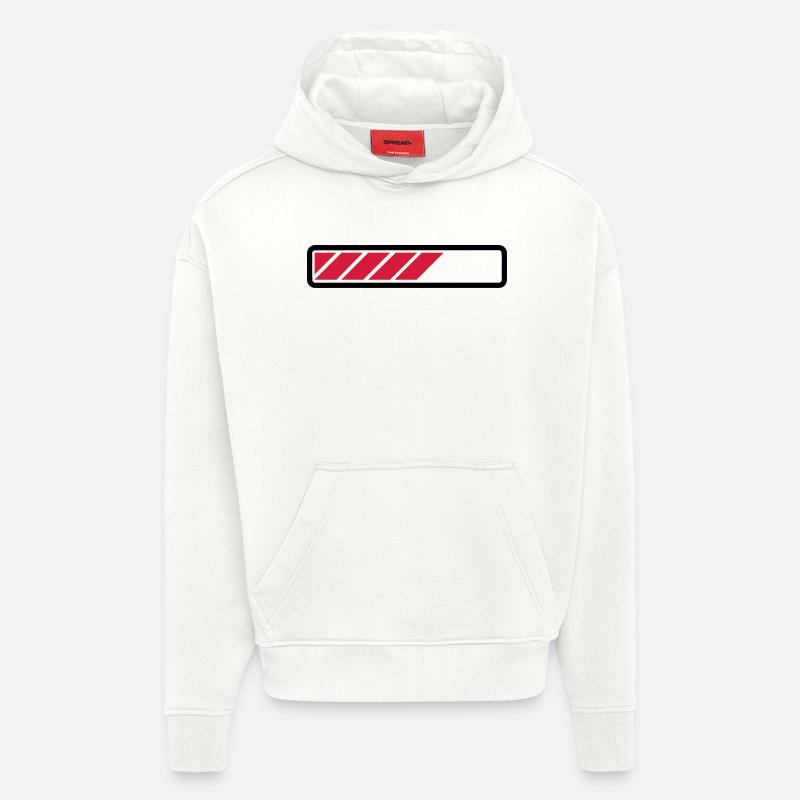 Loading - Hoodie- made by SPREAD  - OFF WHITE