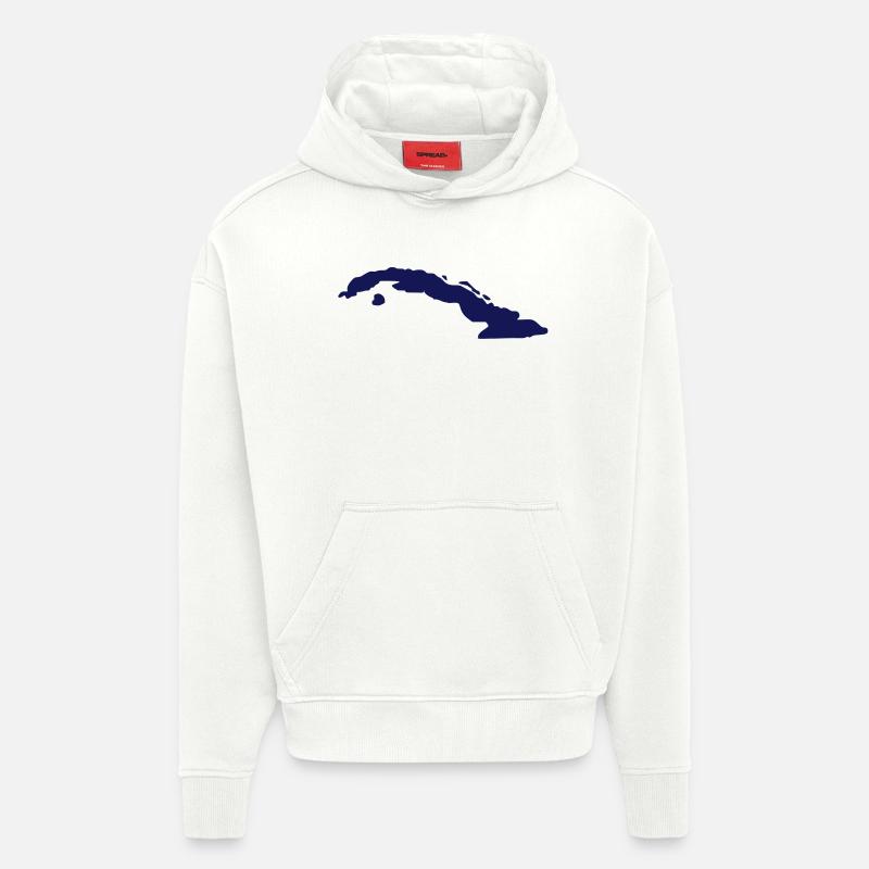 Kuba - Hoodie- made by SPREAD  - OFF WHITE