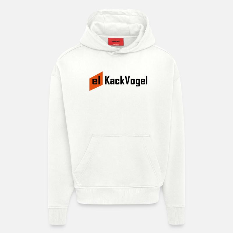 el kackvogel - Hoodie- made by SPREAD  - OFF WHITE