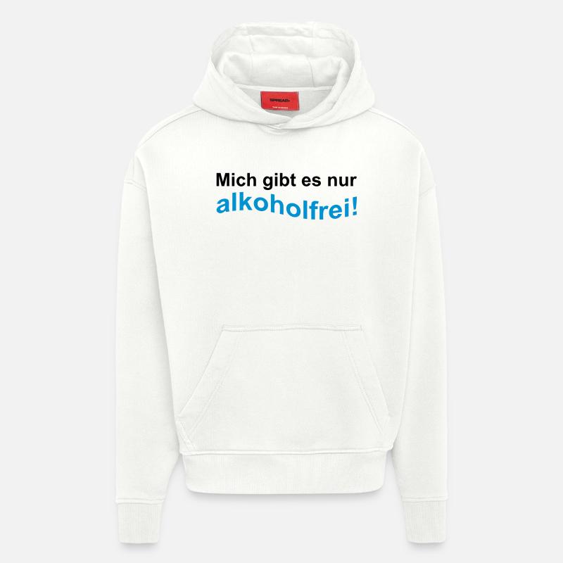 alkoholfrei - Hoodie- made by SPREAD  - OFF WHITE