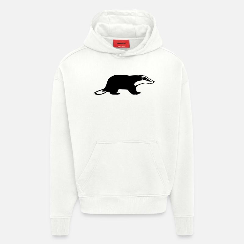 Dachs - Hoodie- made by SPREAD  - OFF WHITE