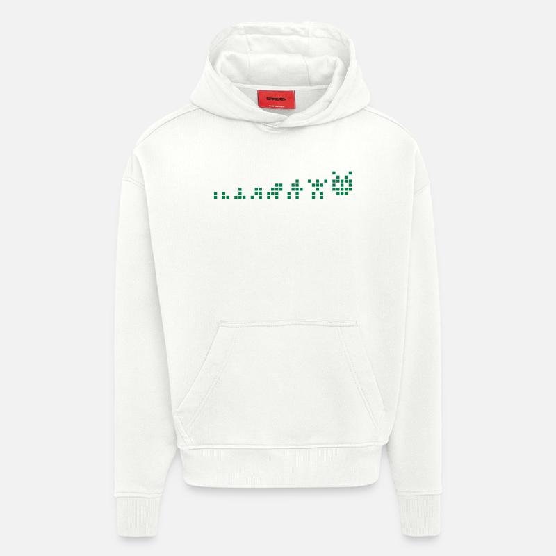 Pixel Evolution - Hoodie- made by SPREAD  - OFF WHITE