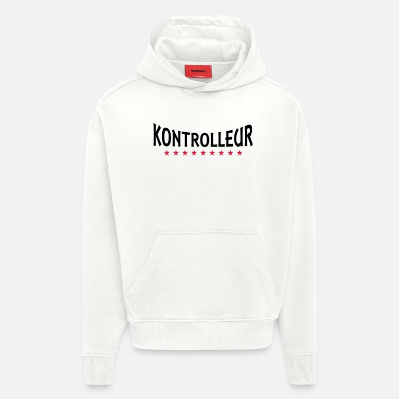 Controller + Dein Text - Hoodie- made by SPREAD  - OFF WHITE