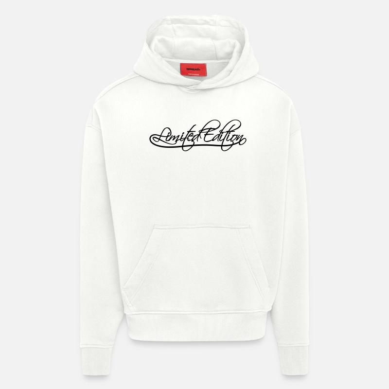 Limited Edition Style Design - Sweat à capuche bio épais oversize fabriqué en UE - OFF WHITE