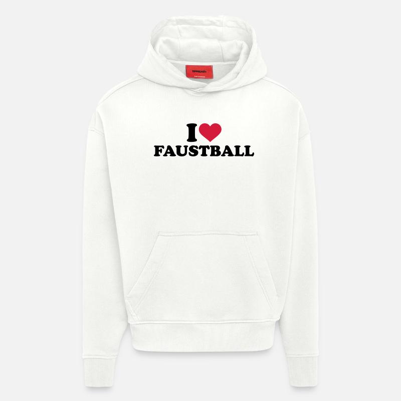 Faustball - Hoodie- made by SPREAD  - OFF WHITE