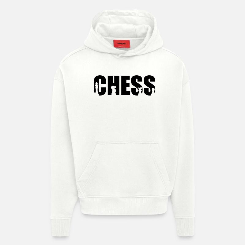 Schach - Hoodie- made by SPREAD  - OFF WHITE