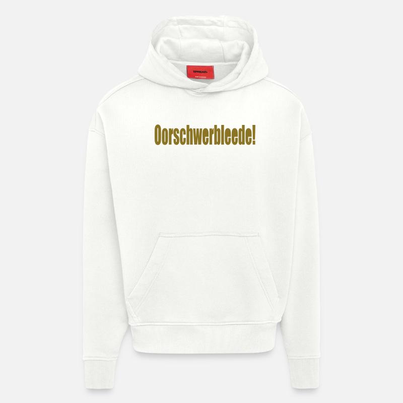 oorschwerbleede - Hoodie- made by SPREAD  - OFF WHITE