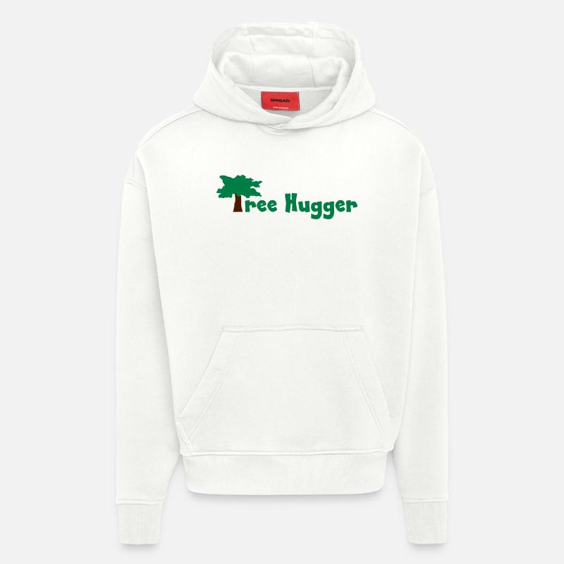 Tree Hugger - Hoodie- made by SPREAD  - OFF WHITE