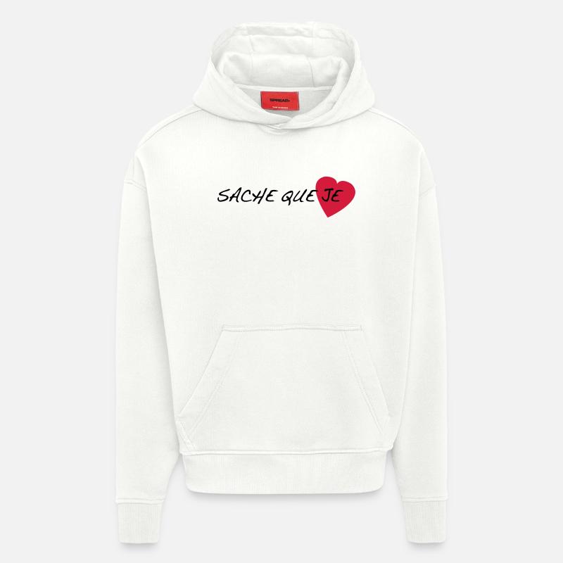 sache_que_je - Hoodie- made by SPREAD  - OFF WHITE