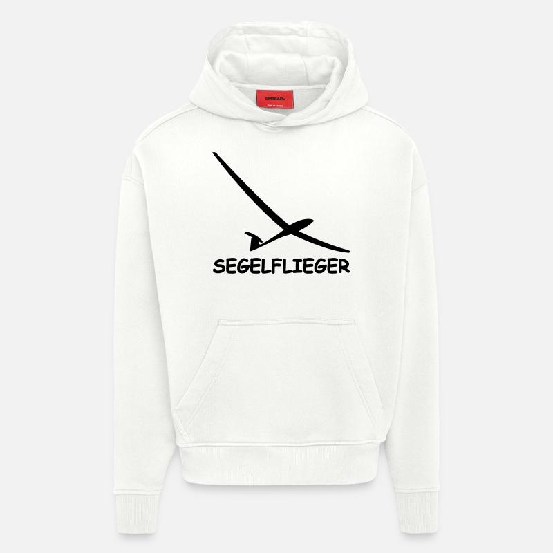 segelflieger - Hoodie- made by SPREAD - OFF WHITE