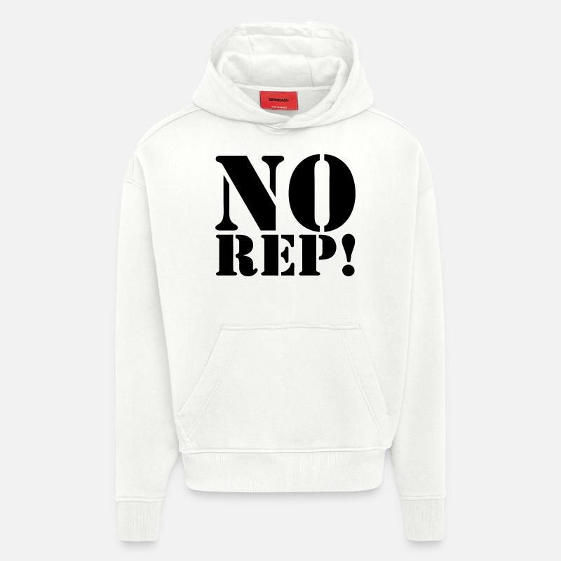 NO REP - Hoodie- made by SPREAD  - OFF WHITE