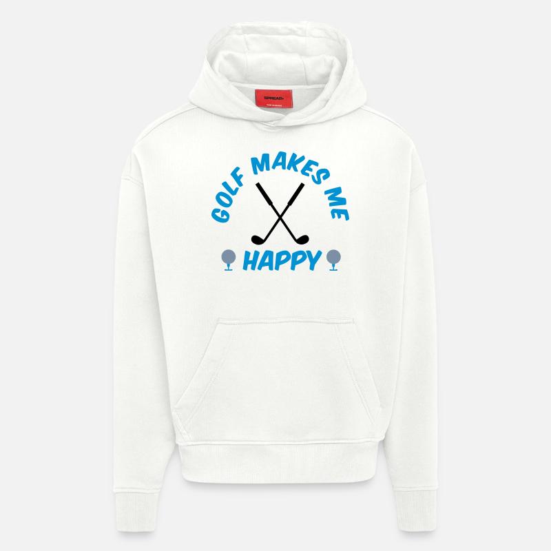 golf - Sweat à capuche bio épais oversize fabriqué en UE - OFF WHITE